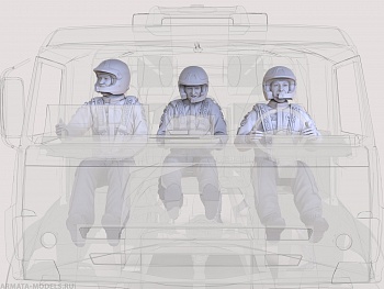 AM35618 Пилоты КАМАЗ Мастер, 3 фигуры