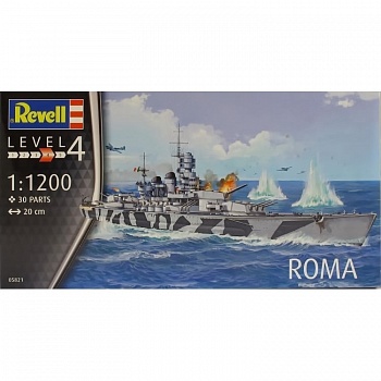 05821 Итальянский линкор RN Roma типа «Литторио» времён Второй мировой войны
