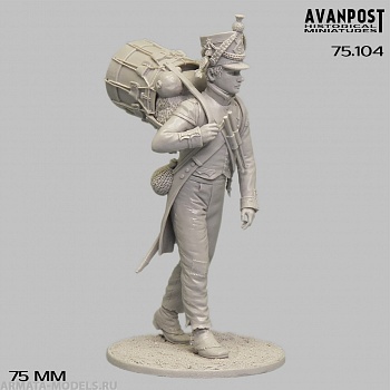 75.104 Барабанщик 57-го линейного полка, 1812 г