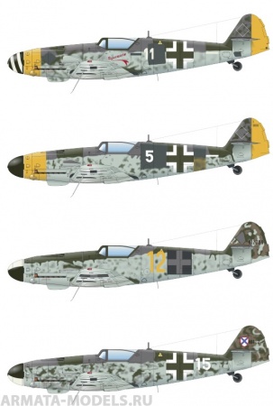 82161 Самолет Bf109G-10 WNF/Diana  (Eduard) 1/48 EDUARD