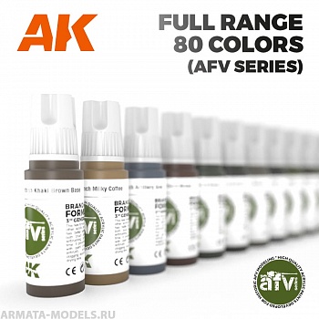 AK 3G RANGE AFV 80 nuevos colores de AFV