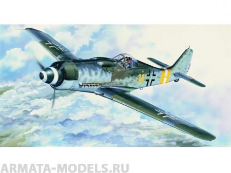 02411P Немецкий истребитель Focke-wulf Fw190 D-9 Trumpeter