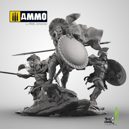 BCEH75013 Набор миниатюр Spartan Pack (BCEH75010 + BCEH75011 + BCEH75012) BIG CHILD