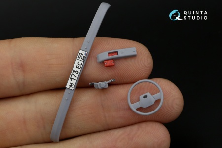 QD35045 3D Декаль интерьера кабины UAZ-3909 (Zvezda)