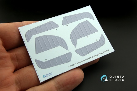 QP48001 Рулевые поверхности для Bf 109E (для модели Wingsy Kits)