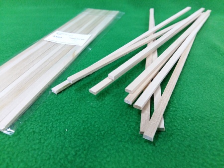5151SV рейки 3х6 мм - длина 300 мм - липа - 10 шт