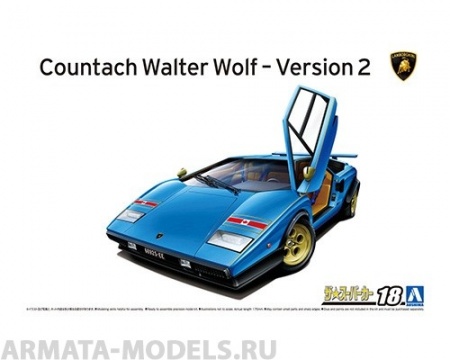 06383 Lamborghini Countach Wolf Ver.2 '76 Aoshima