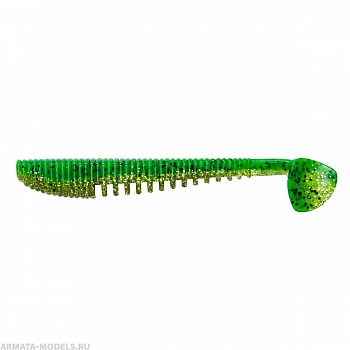 Виброхвост Varuna 4,33"/11см Green Peas 7шт. (HS-35-051) Helios