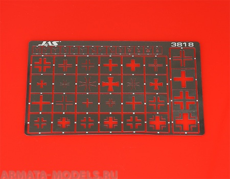 3818J Трафарет Опознавательные знаки армии Германии, 2 МВ