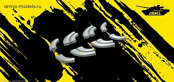 AM48169 Ультрадетализированные сдвоенные патрубки Neo для Як-9