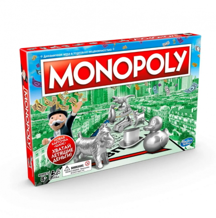 C1009E76 Игра настольная Hasbro Games Классическая монополия Обновленная