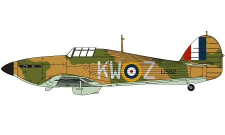 A55111 САМОЛЕТ HURRICANE Mk1 Airfix