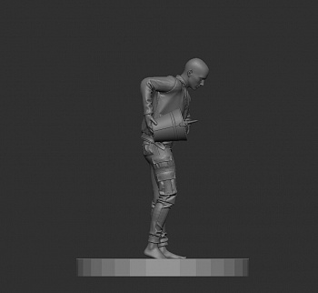 HE-35176 Миниатюра фигурка водителя с ведром #2 HE-35176 Миниатюра фигурка водителя с ведром #2