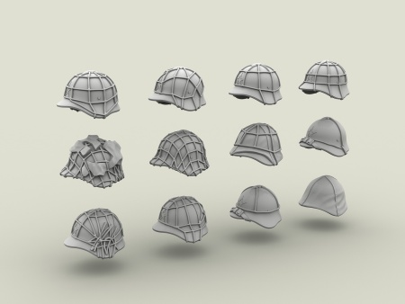 3112SOGA Набор советских касок СШ-36. SOGA Miniatures