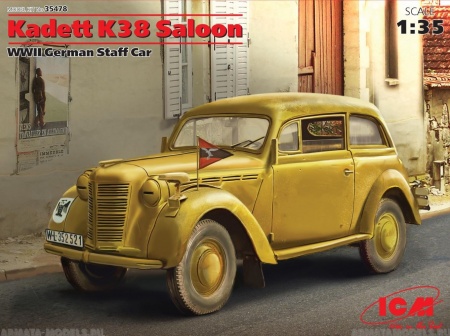 35478 Kadett K38 Седан, Германский легковой автомобиль ІІ МВ ICM 35478 Kadett K38 Седан, Германский легковой автомобиль ІІ МВ ICM