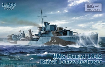 IBG70012 Корабль HMS Ithuriel 1942 I-class Destroyer (IBG models) 1/700 IBG70012 Корабль HMS Ithuriel 1942 I-class Destroyer (IBG models) 1/700
