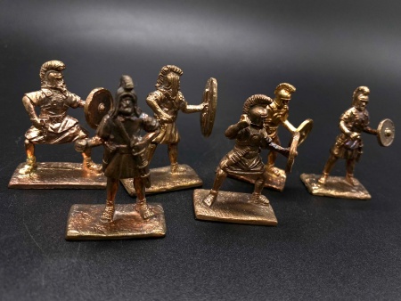 4109/БТБ Солдатики, пешие иберийцы (испанцы), 40 мм, бронза Три Богатыря