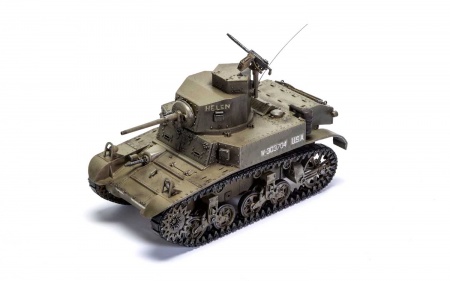 A1358 Сборная модель Танка M3 Stuart Honey (British Version) Airfix
