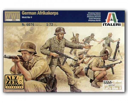 Набор фигурок 6076ИТ Солдатики German Afrika Korps Italeri