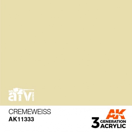 AK11333 Краска акриловая 3Gen Cremeweiss