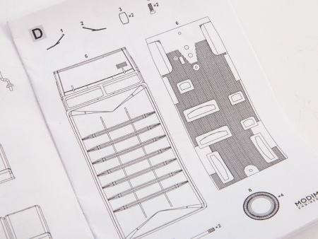 1516AVD Сборная модель Фургон ЕРАЗ-3218 AVD Models