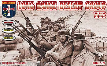 ORI72062 Фигуры Long Range Desert Group WWII, Orion