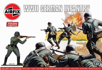 A02702V Набор фигур  WIWII German Infantry