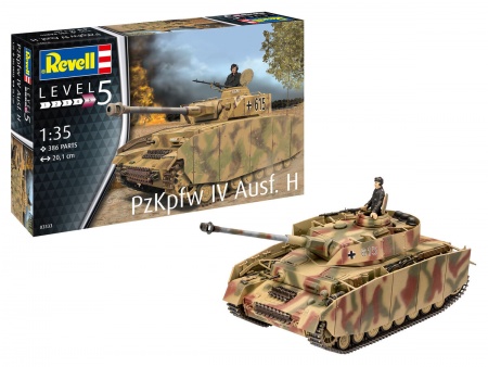 03333RE Средний танк бронетанковых войск вермахта Panzer IV Ausf. H Revell
