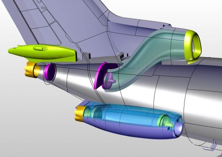 ЕЕ144140_2 Авиалайнер HS 121 Trident 1 British Airways Восточный экспресс