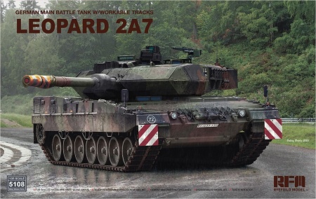RM-5108 Танк GERMAN LEOPARD 2A7 MAIN BATTLE TANK Rye Field Model (RFM)