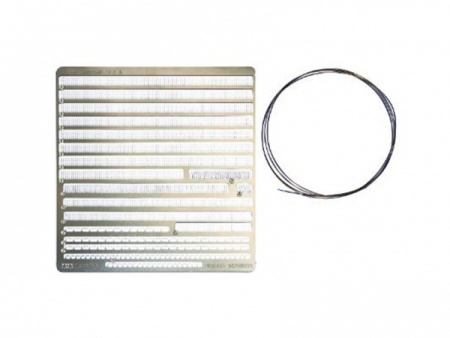 12642T Набор релингов для кораблей масштаба 1/350 (содержит 8 разных видов ограждений) Tamiya