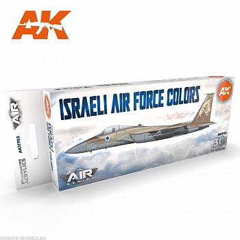 AK11752 Набор красок Israeli Air Force Colors SET 3G