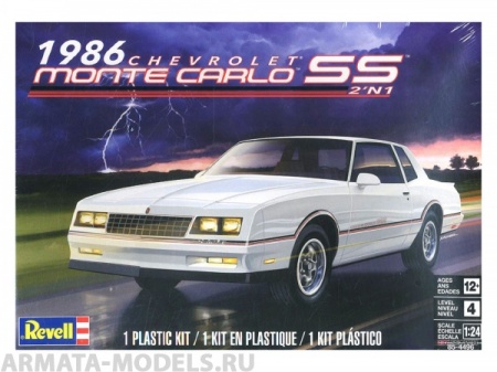 14496RE Автомобиль 1986 Chevrolet Monte Carlo  SS 2'N1 Revell