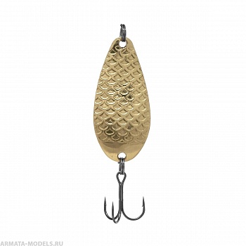 Блесна Колеб-станд Фрог 15гр Латунь чешуя (1265) Helios
