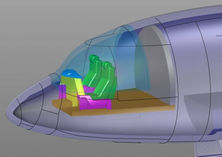 ЕЕ144140_2 Авиалайнер HS 121 Trident 1 British Airways Восточный экспресс