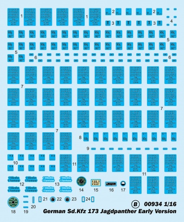 00934P German Sd.Kfz 173 Jagdpanther Early Version Trumpeter