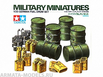 35186T Немецкие 200л бочки для топлива (6 шт.), 20л канистры для воды и топлива