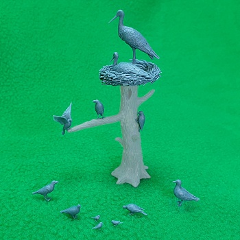 6028 набор фигурок 'Сельские птицы' масштаб 1:35