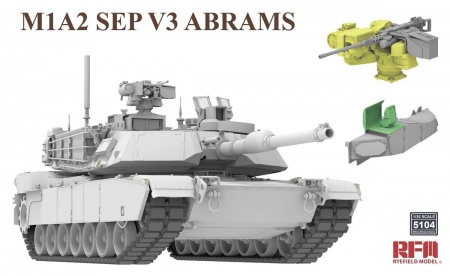 RM-5104 Танк M1A2 SEP V3 ABRAMS MAIN BATTLE TANK Rye Field Model (RFM)