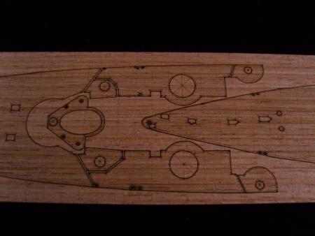 AW20050 Деревянная палуба для DKM Scharnhorst