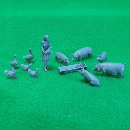 6012 набор фигурок Сельский двор СВ Модель