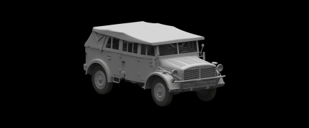 35506 Horch 108 Typ 40 с поднятым тентом, Германский армейский автомобиль ІІ МВ ICM 35506 Horch 108 Typ 40 с поднятым тентом, Германский армейский автомобиль ІІ МВ ICM