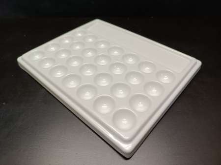 100400RK Палитра прямоугольная 28 ячеек (керамика)