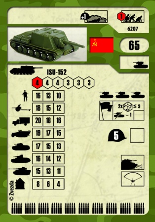6207 Советское штурмовое орудие ИСУ-152 Звезда