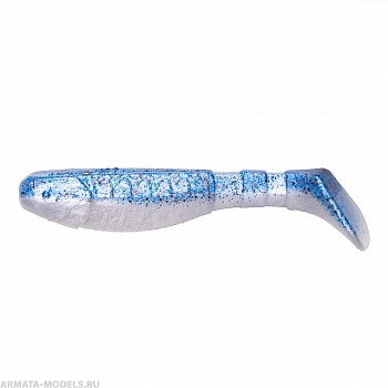 Виброхвост Chubby 3,55"/9 см Blue Fish 5шт. (HS-4-052) Helios