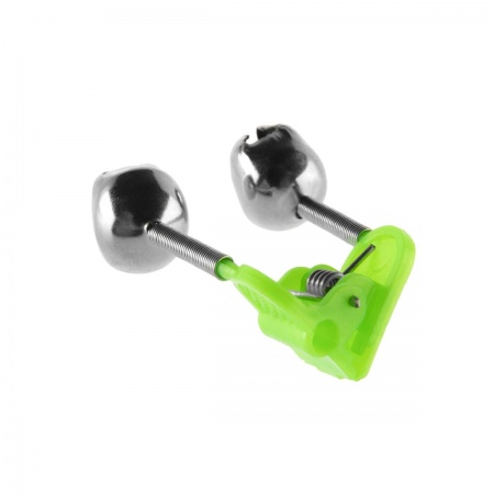 Бубенчик двойной с пластик. прищепкой (HS-XC-LD006) Helios( цена указана за упаковку, в количестве 10шт.)