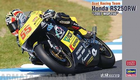 21702 Мотоцикл: SCOT RACING TEAM HONDA RS250RW 2007 WGP250 Hasegawa