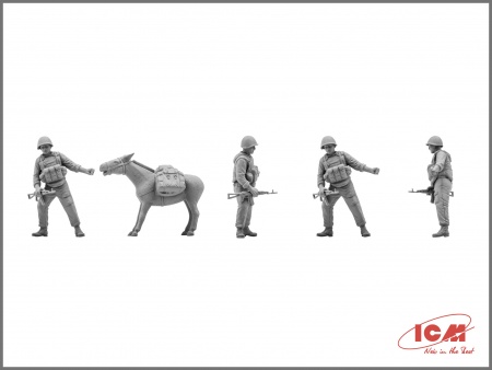 35031 Фигуры Советские саперы, советско-афганская война(1979-1988) ICM