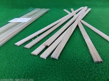 5156SV рейки 2х8 мм - длина 300 мм - липа - 8 шт