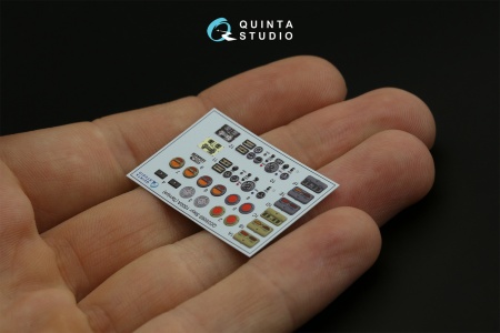 QD35069 3D Декаль интерьера кабины Steyr 1500A (Tamiya)